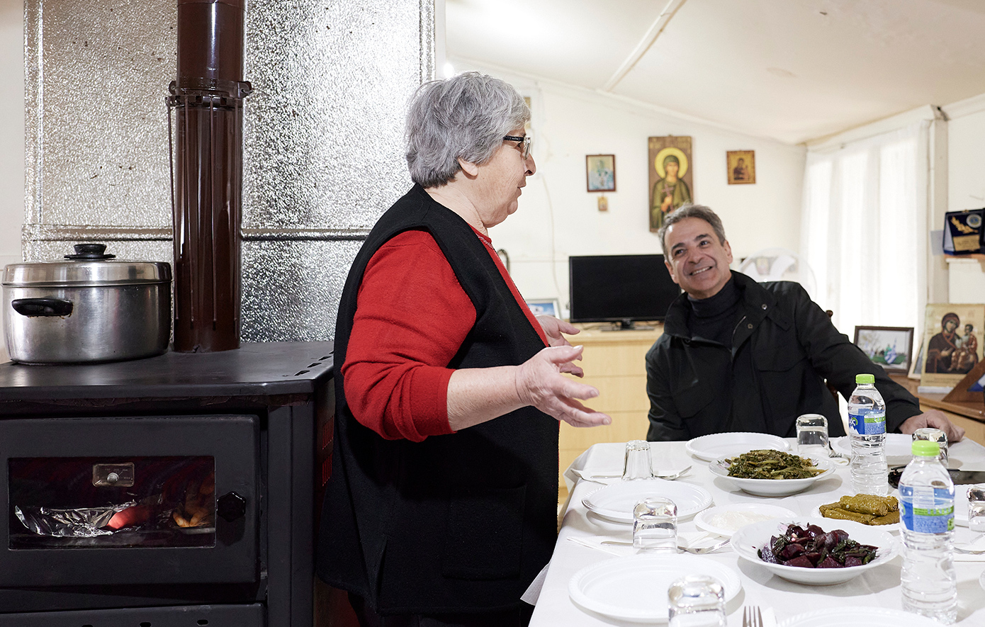 Μητσοτάκης στον Έβρο: Το γεύμα με την «Κυρά του Δέλτα»