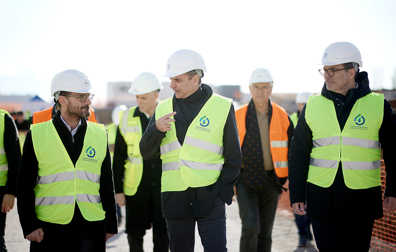 Στην Ηλεκτροπαραγωγή Αλεξανδρούπολης ο Κ. Μητσοτάκης: «Στην Αλεξανδρούπολη χτυπάει η ενεργειακή &#8220;καρδιά&#8221; όλης της Ανατολικής Ευρώπης»