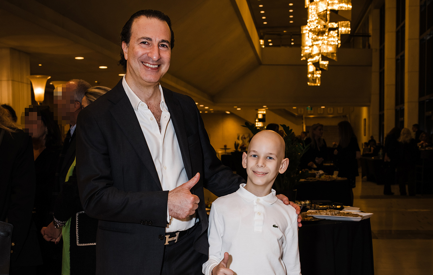 Alvise Casellati με τον μικρό Κωνσταντίνο