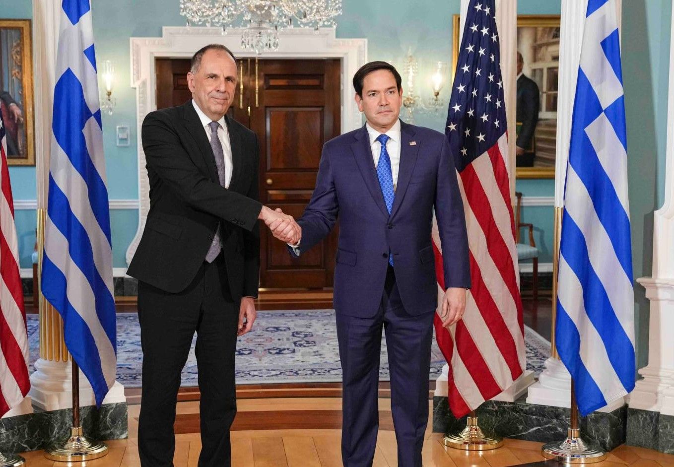 Σε θετικό κλίμα η συνάντηση Γεραπετρίτη &#8211; Ρούμπιο: Στο επίκεντρο ευρωατλαντικές σχέσεις και περιφερειακές εξελίξεις