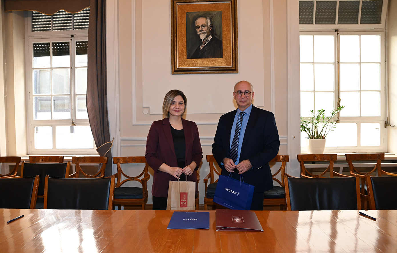 Η AEGEAN και το Οικονομικό Πανεπιστήμιο Αθηνών υπογράφουν Μνημόνιο Συνεργασίας