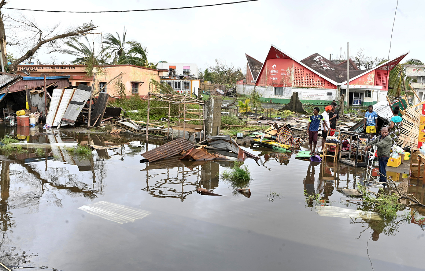 Τους 59 νεκρούς έχει φτάσει ο απολογισμός από τον κυκλώνα Γκεζάνι στη Μαδαγασκάρη
