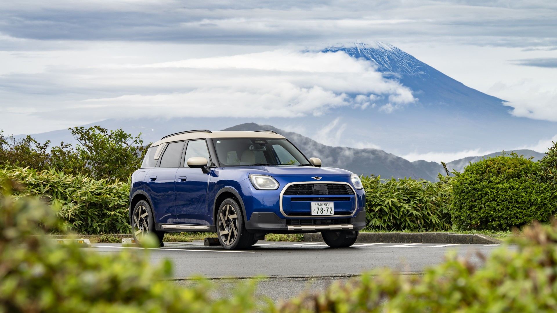 Το MINI Countryman D στο όρος Φούτζι της Ιαπωνίας