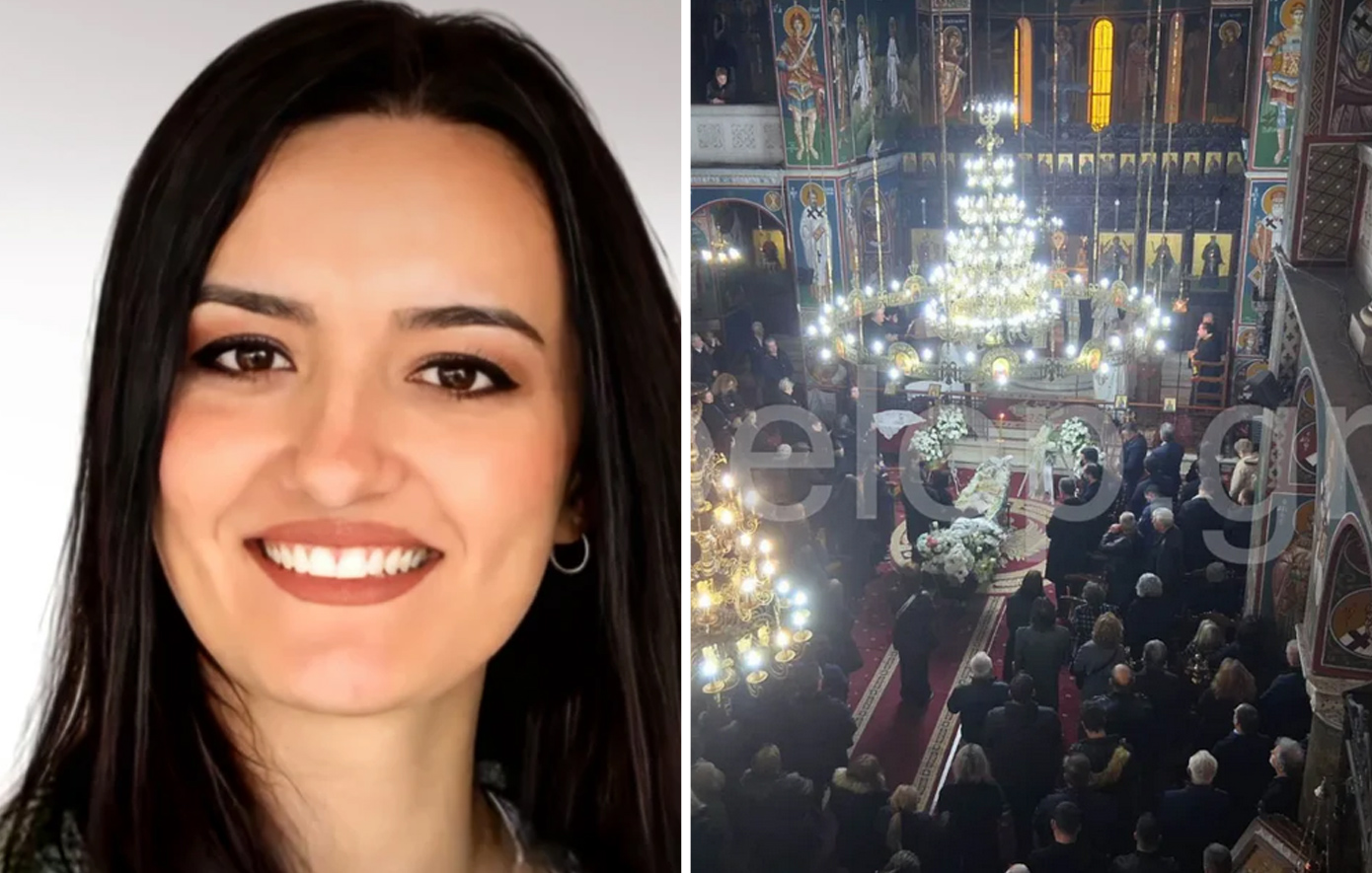 Βαριά θλίψη στην κηδεία της 35χρονης νηπιαγωγού που πέθανε στην Άρτα 15 μέρες μετά τον τοκετό