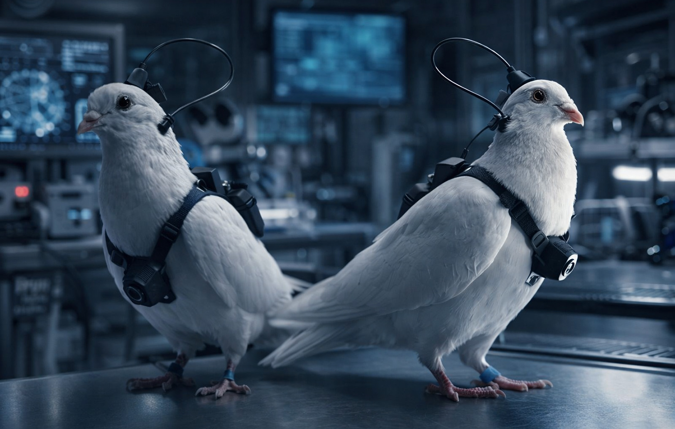 Περιστέρια-cyborg: Ρωσική εταιρεία κατασκευάζει υβρίδια ζώου-μηχανής εμφυτεύοντας ηλεκτρόδια εγκεφάλου σε περιστέρια