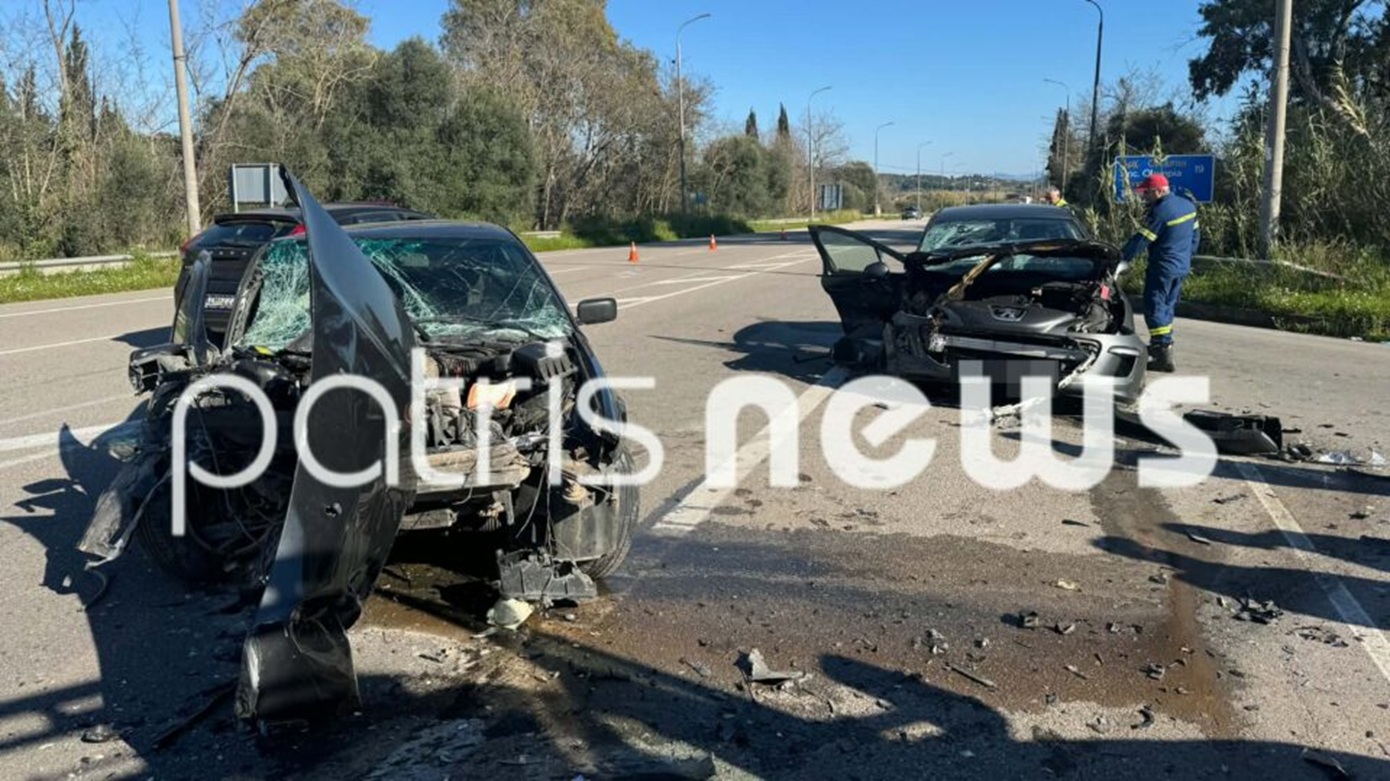 Τροχαίο στον Πύργο: Μετωπική σύγκρουση αυτοκινήτων με 4 τραυματίες &#8211; Ένας σε σοβαρή κατάσταση