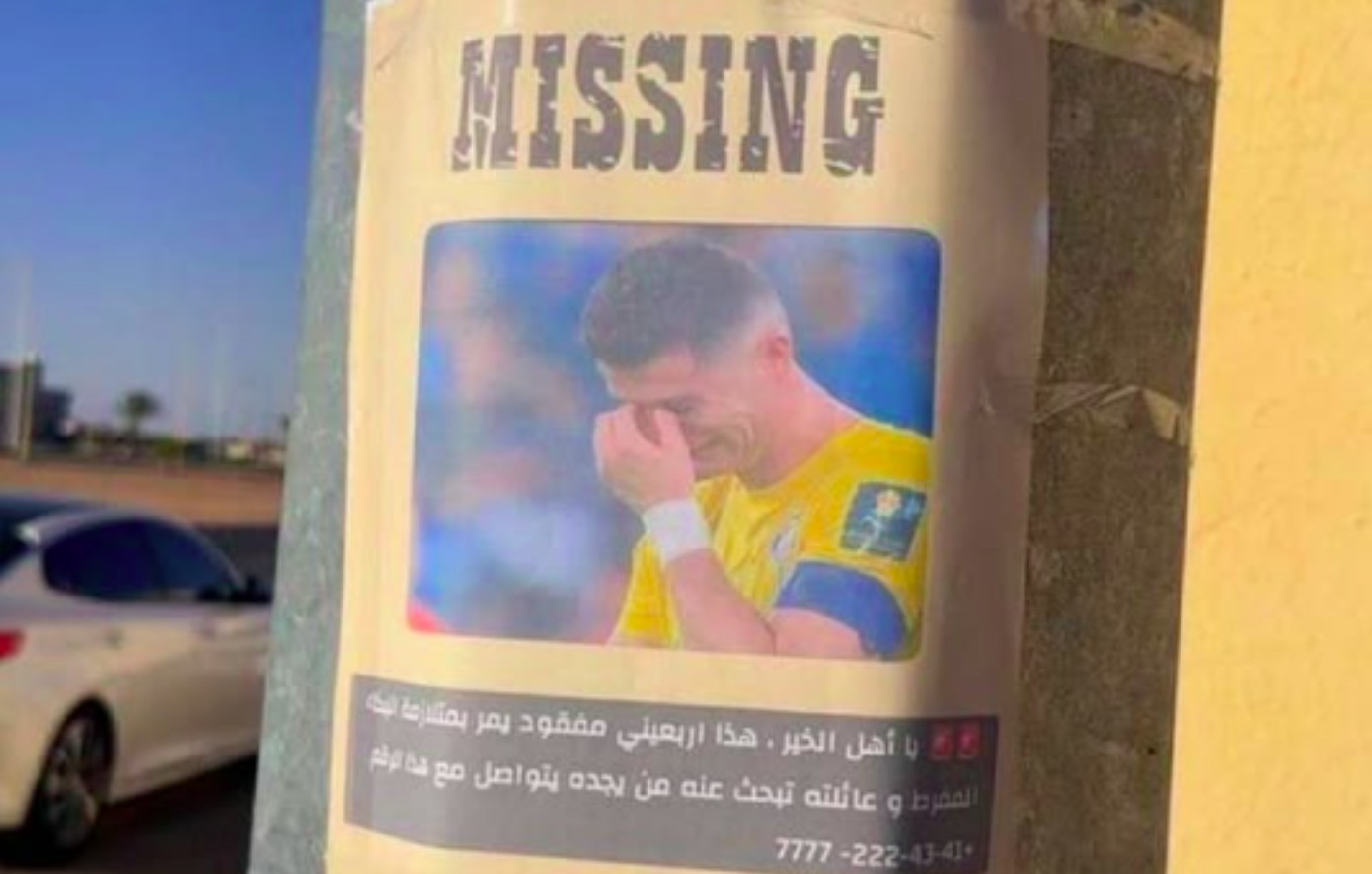 Ψάχνουν τον Ρονάλντο στη Σαουδική Αραβία: Αφίσες «missing» στους δρόμους