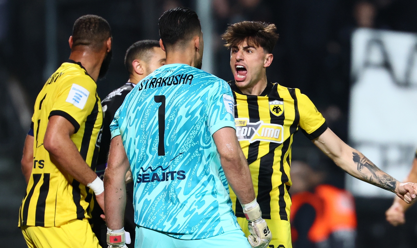 ΑΕΚ: Στα χνάρια του πατέρα του ο Θωμάς Στρακόσια μετά το πέναλτι που έπιασε