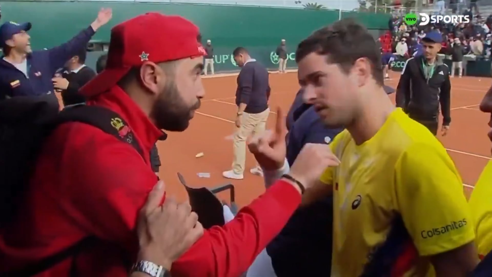 Απίστευτο συμβάν: Τενίστας πανηγύρισε έντονα και αποχώρησε με συνοδεία αστυνομίας!