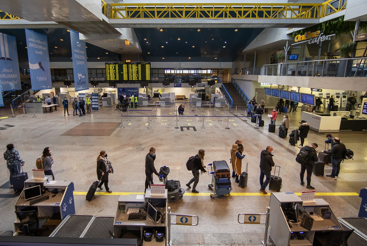 Κλειστό ήταν για περίπου μία ώρα το αεροδρόμιο του Βίλνιους λόγω μετεωρολογικών μπαλονιών