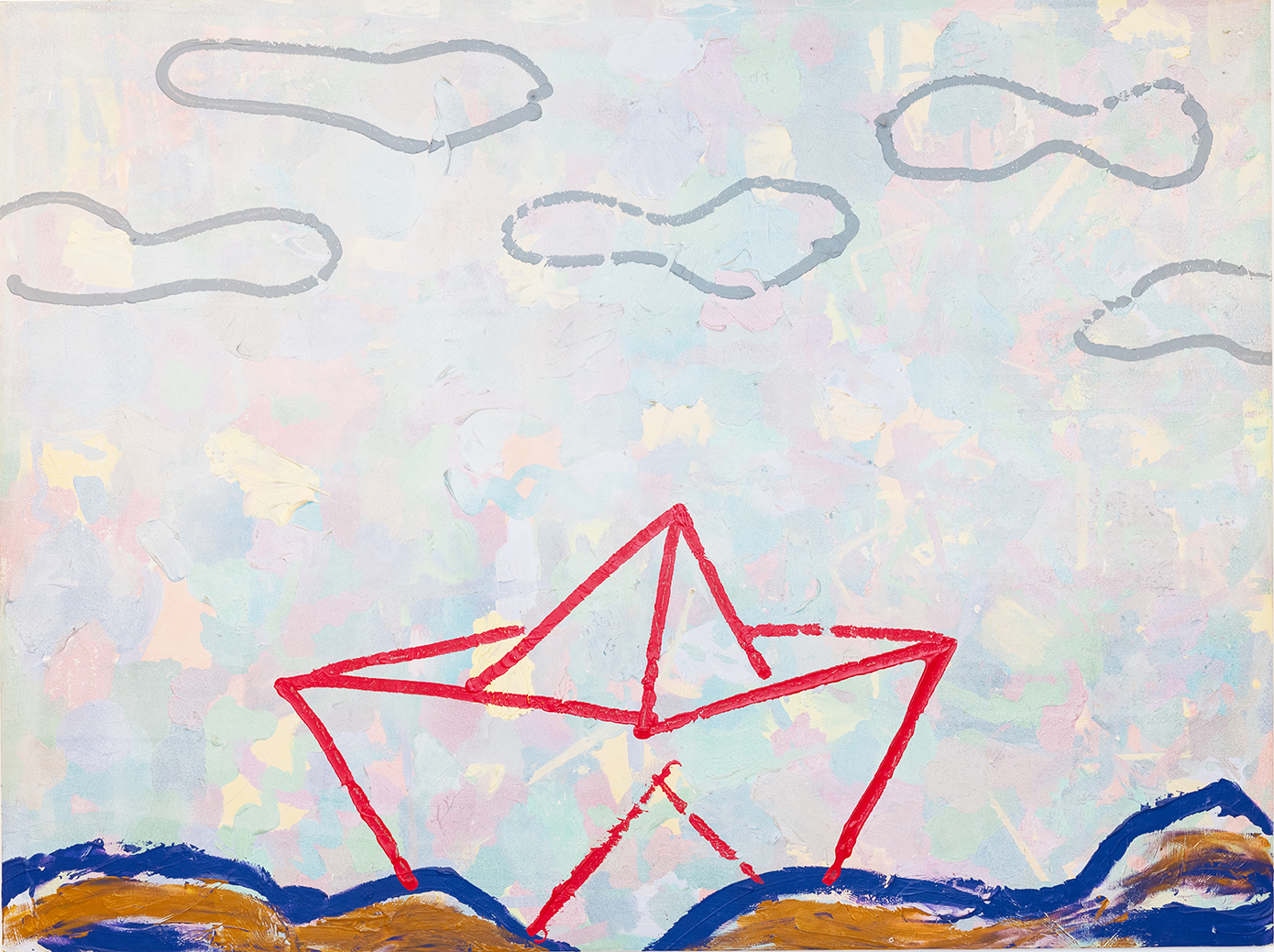 «Αλέξης Ακριθάκης. Μια γραμμή κύμα»: Το ζωγραφικό σύμπαν του εμβληματικού καλλιτέχνη σάς περιμένει στο Μπενάκη