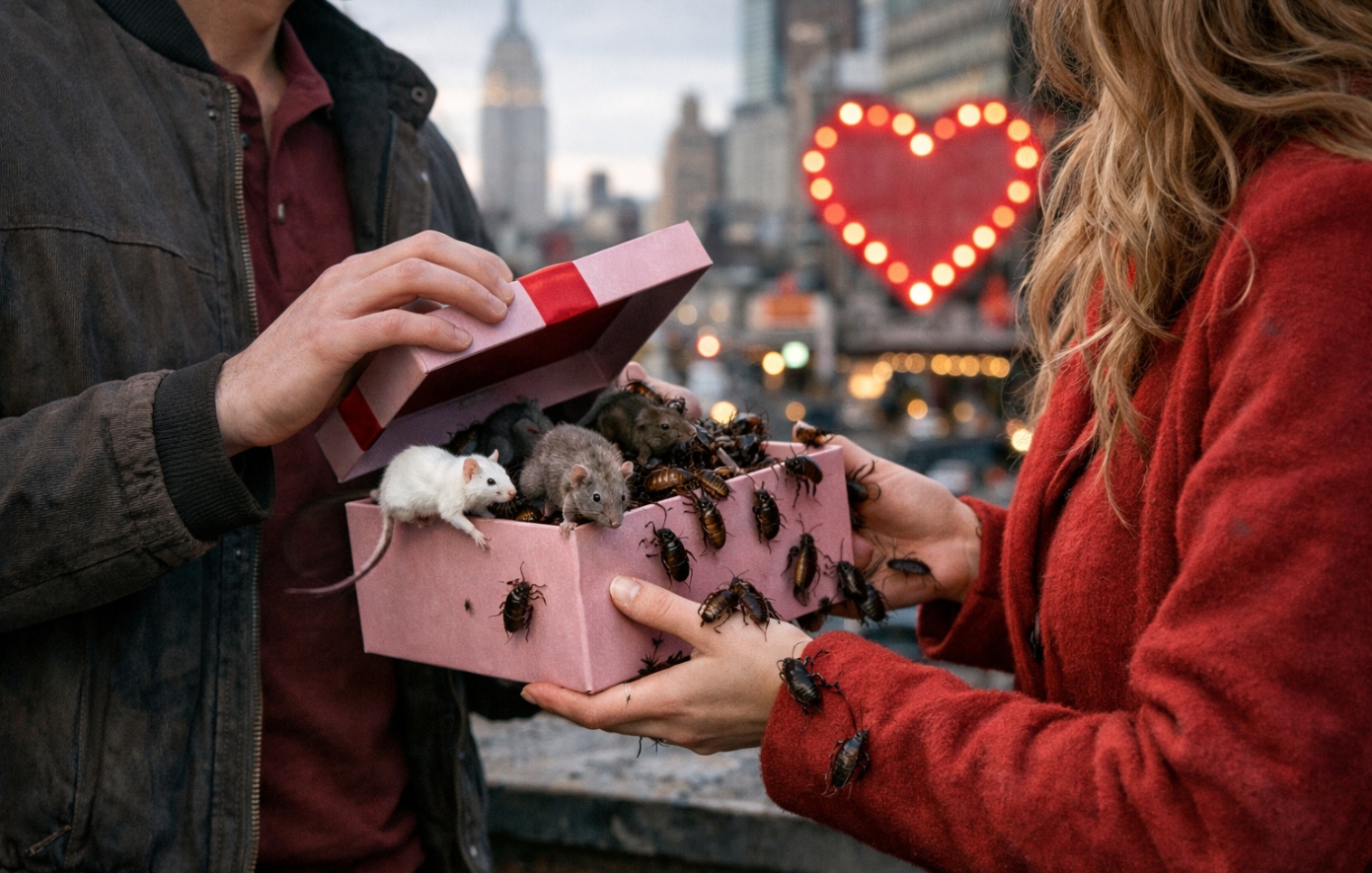 Κατσαρίδες, ποντίκια και περιττώματα: «Εργένηδες» της Νέας Υόρκης εκδικούνται πρώην συντρόφους ανήμερα του Αγίου Βαλεντίνου