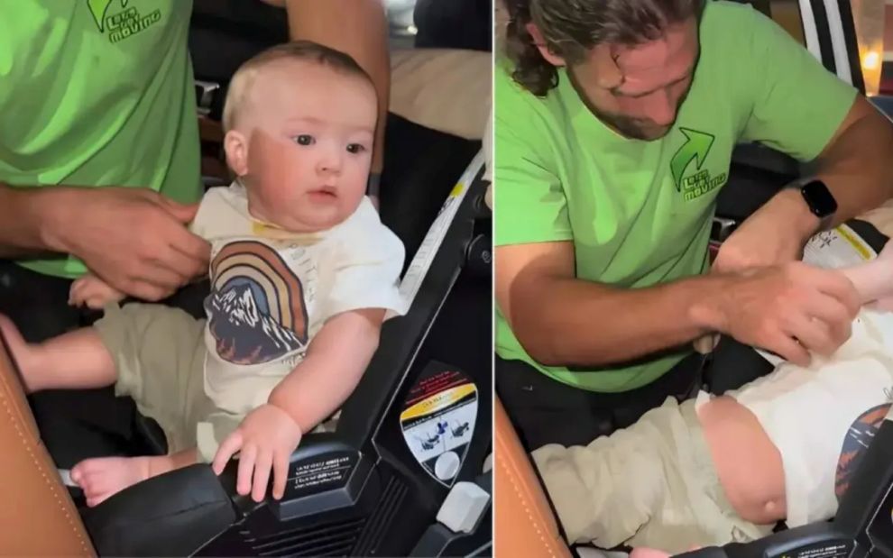 Μωρό vs Μπαμπάς 1-0: Η πιο ξεκαρδιστικά viral «μάχη» στο παιδικό κάθισμα