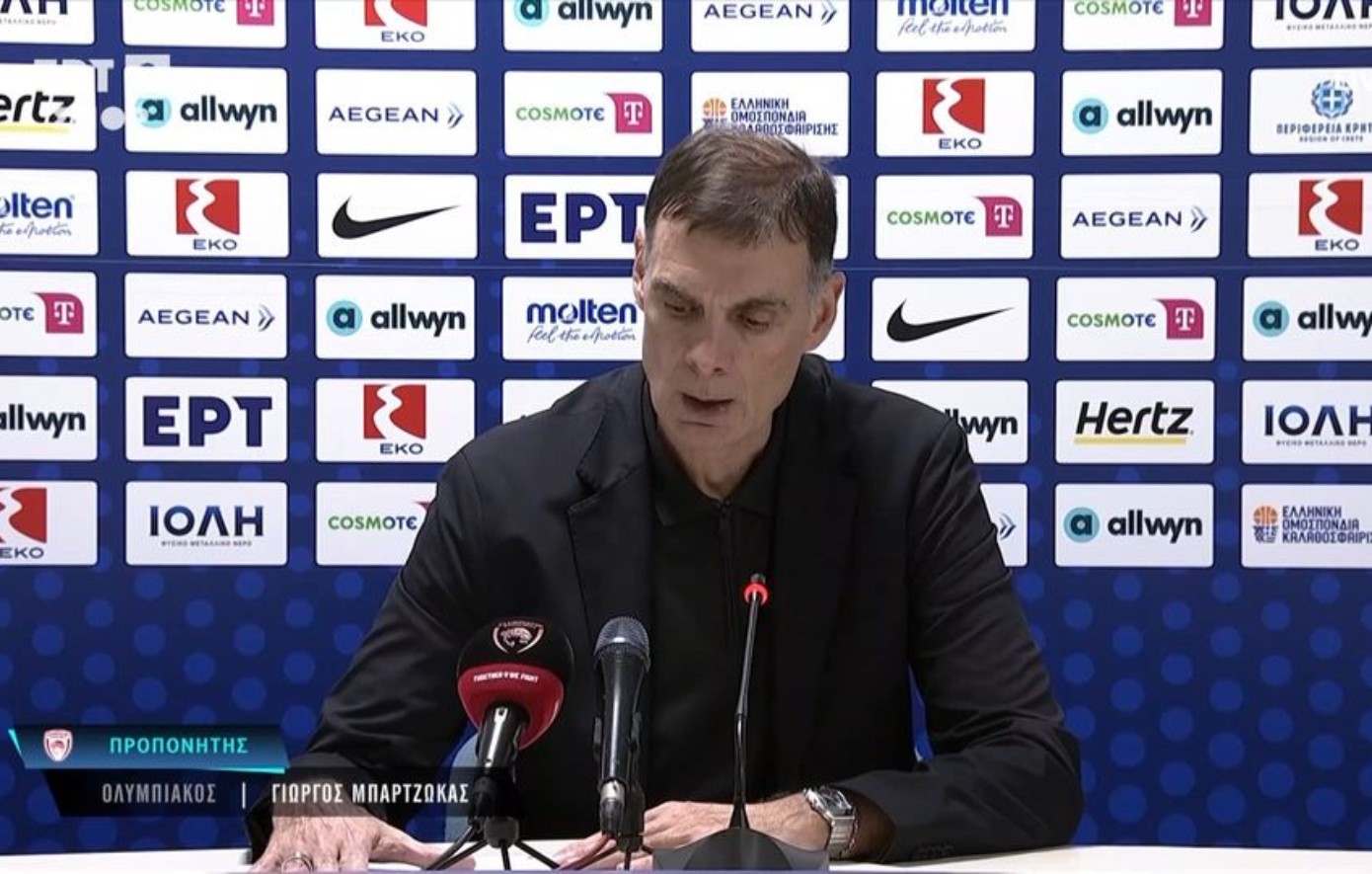 Μπαρτζώκας: Το άξιζε ο Παναθηναϊκός, αναρωτιέμαι αν υπάρχει κάτι χειρότερο από αυτό που δείξαμε σήμερα