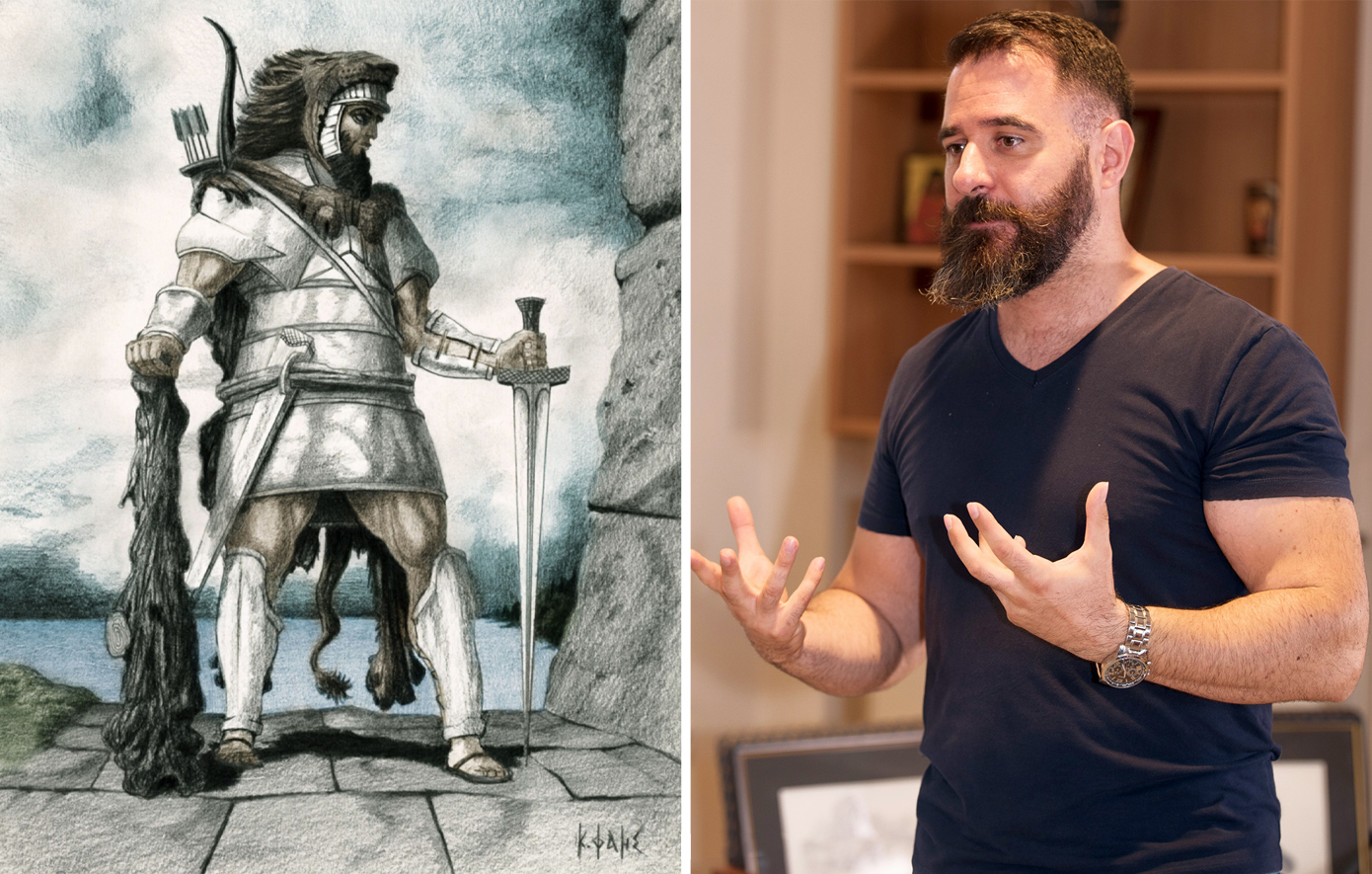 Ο νεαρός καλλιτέχνης που ζωντανεύει με τα μολύβια του την ελληνική μυθολογία