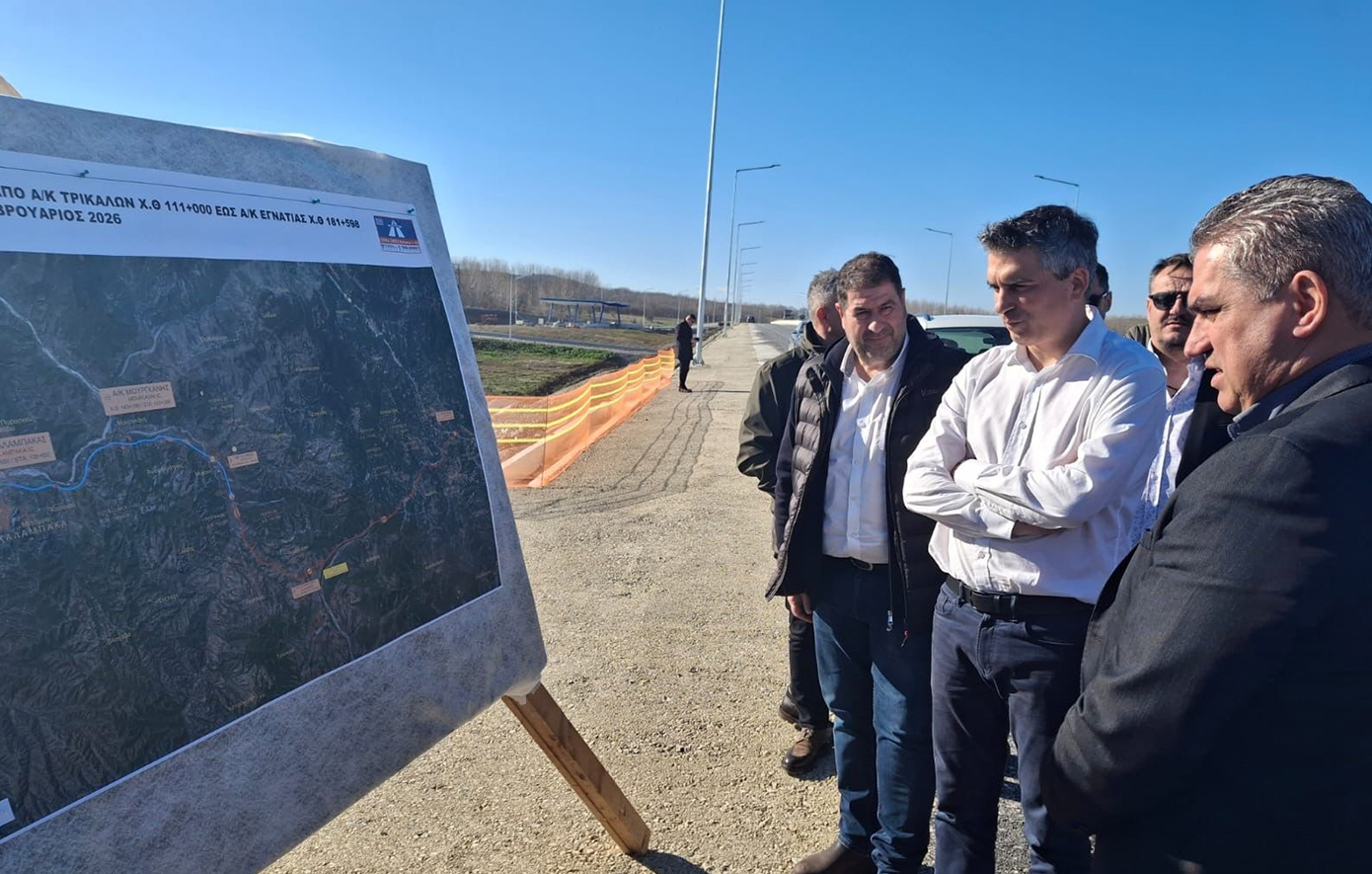 Γρεβενά : Στην τελική ευθεία η κατασκευή του βόρειου τμήματος του αυτοκινητόδρομου Ε-65, στο 93% η πρόοδος κατασκευής δήλωσε ο υπουργός Χρ Δήμας