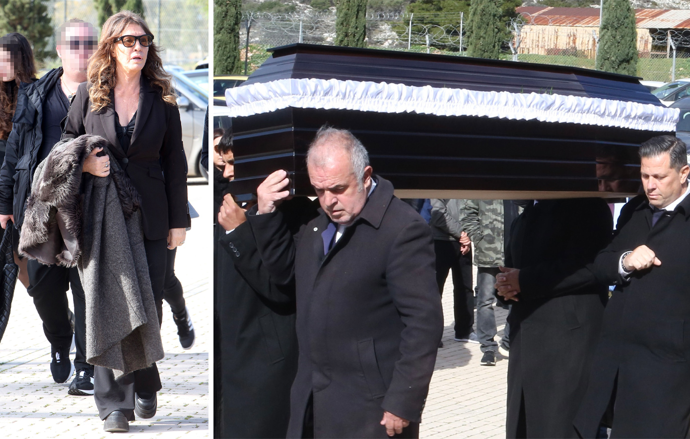 Λάκης Ραπτάκης: Συγγενείς και φίλοι στο τελευταίο αντίο του θρύλου της νυχτερινής διασκέδασης