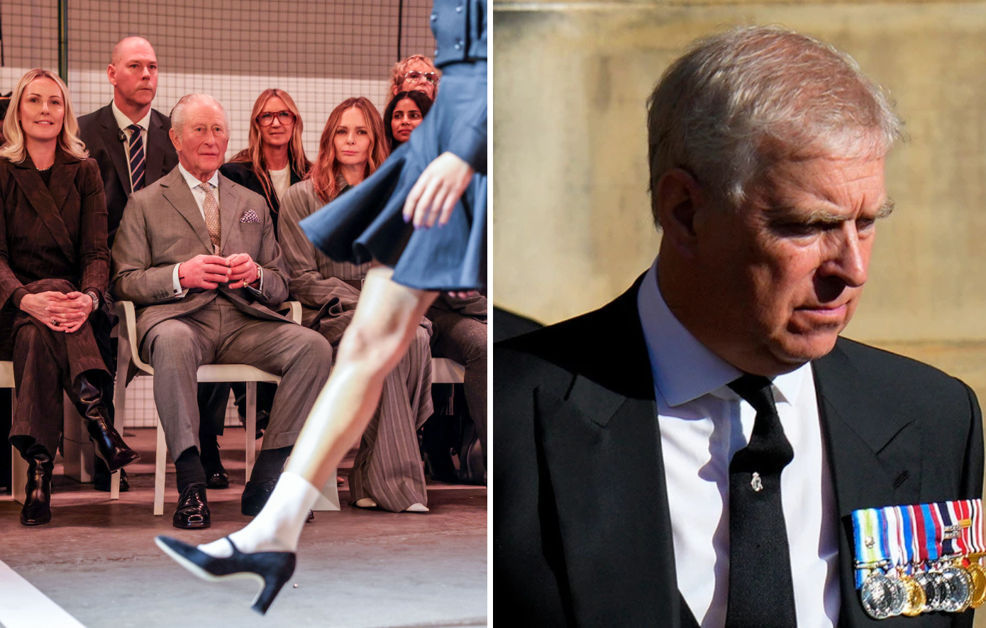 Έκπτωτος πρίγκιπας Άντριου: Αντιμέτωπος με ισόβια – Σε επίδειξη μόδας ο Κάρολος μετά την σύλληψη του αδερφού του  