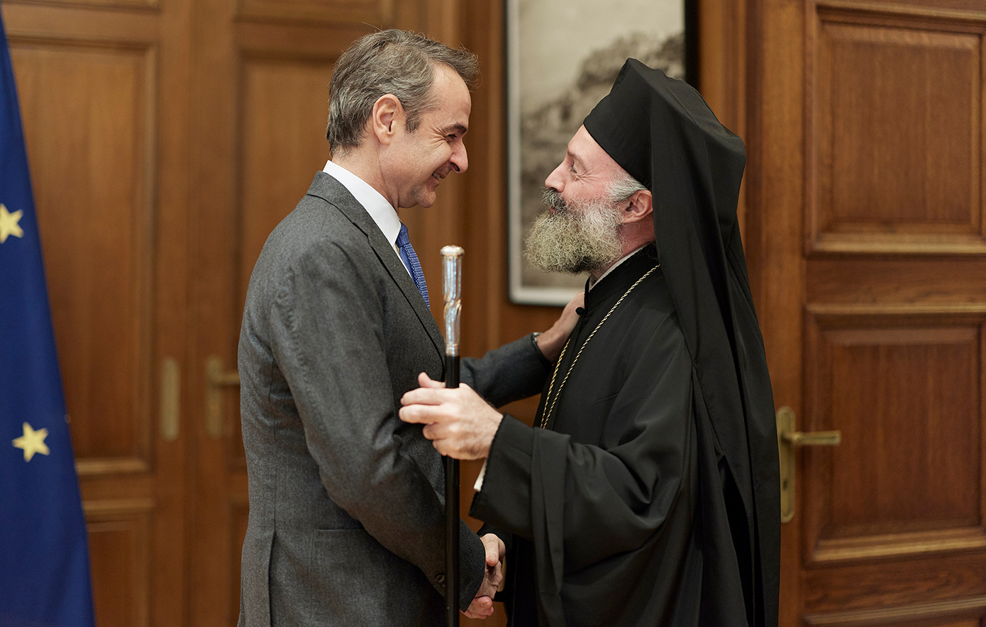 Συνάντηση Μητσοτάκη με τον αρχιεπίσκοπο Αυστραλίας: Μεγάλη κατάκτηση για τον Ελληνισμό η επιστολική ψήφος των ομογενών