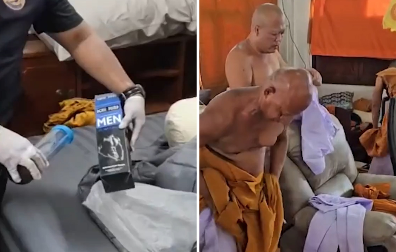 Σκάνδαλο σε βουδιστικό ναό στην Ταϊλάνδη: Μοναχοί συνελήφθησαν με πορνογραφικό υλικό, ναρκωτικά και λίστα εκδιδόμενων γυναικών