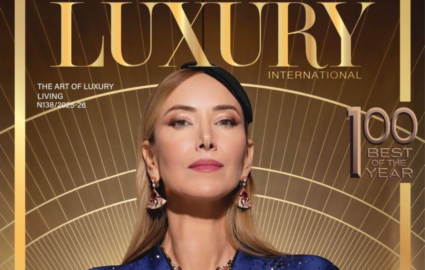 Η Κατερίνα Στασινοπούλου «φιλοξενήθηκε» στο περιοδικό «Luxury International»