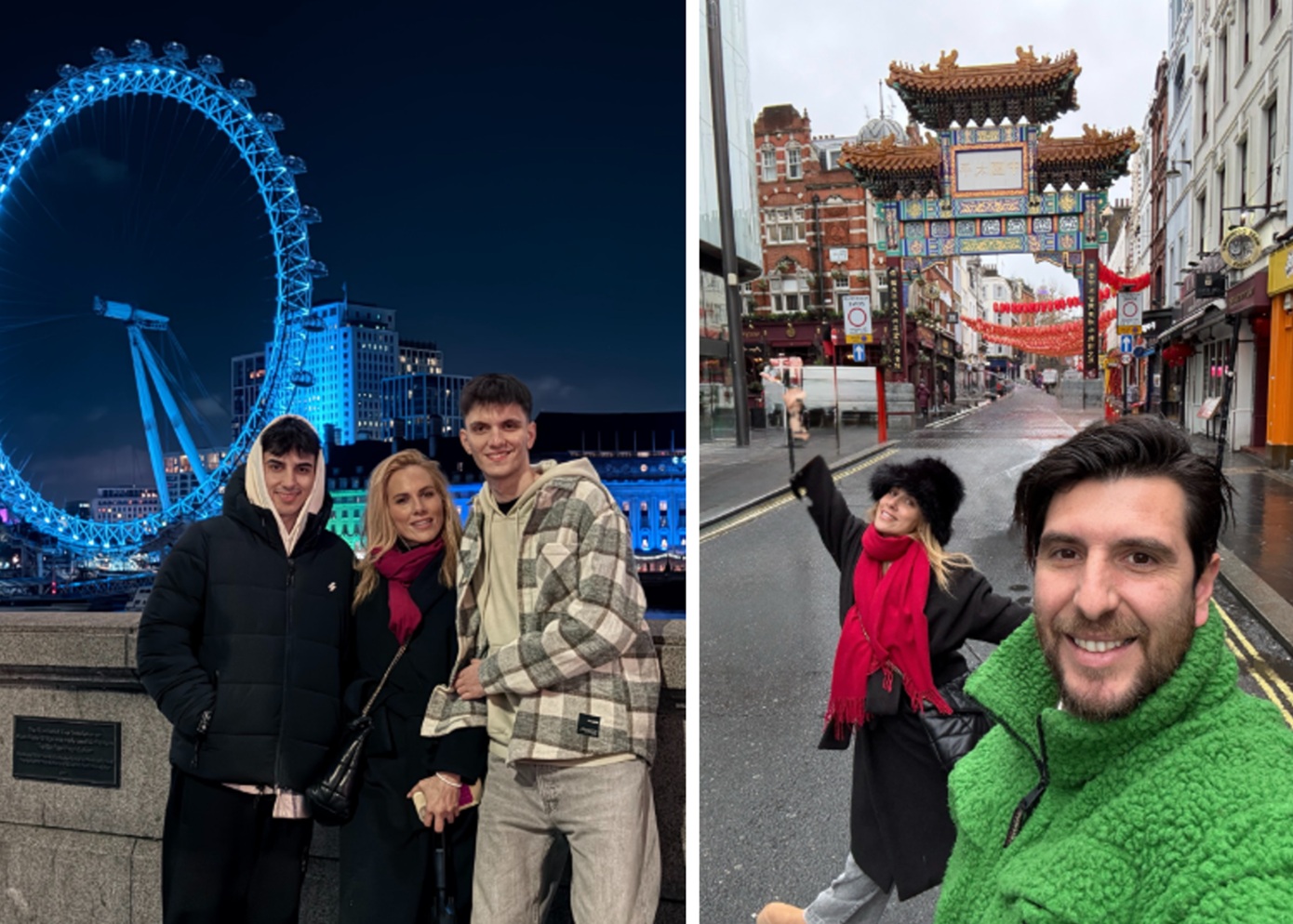 Ντορέττα Παπαδημητρίου &#8211; Γιώργος Γεροντιδάκης: Εξόρμηση στο Λονδίνο με τα παιδιά της ηθοποιού – Το φωτογραφικό άλμπουμ