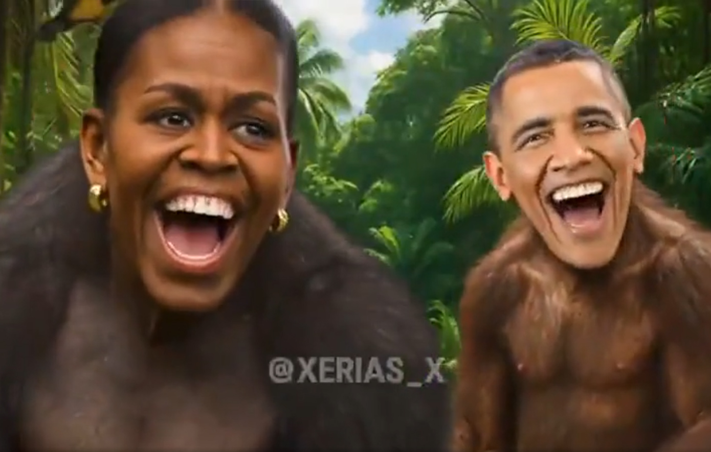 Η προκλητική ανάρτηση Τραμπ για το ζεύγος Ομπάμα: Ανέβασε βίντεο που αναπαρίστανται με τη μορφή πιθήκων