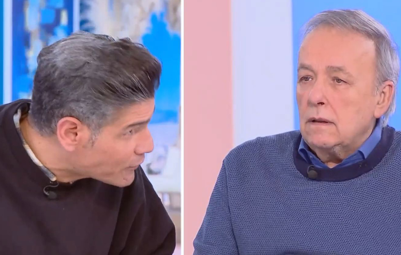 Έξαλλος ο Ανδρέας Μικρούτσικος με τον Δημήτρη Ουγγαρέζο: «Άφησέ με να ολοκληρώσω»