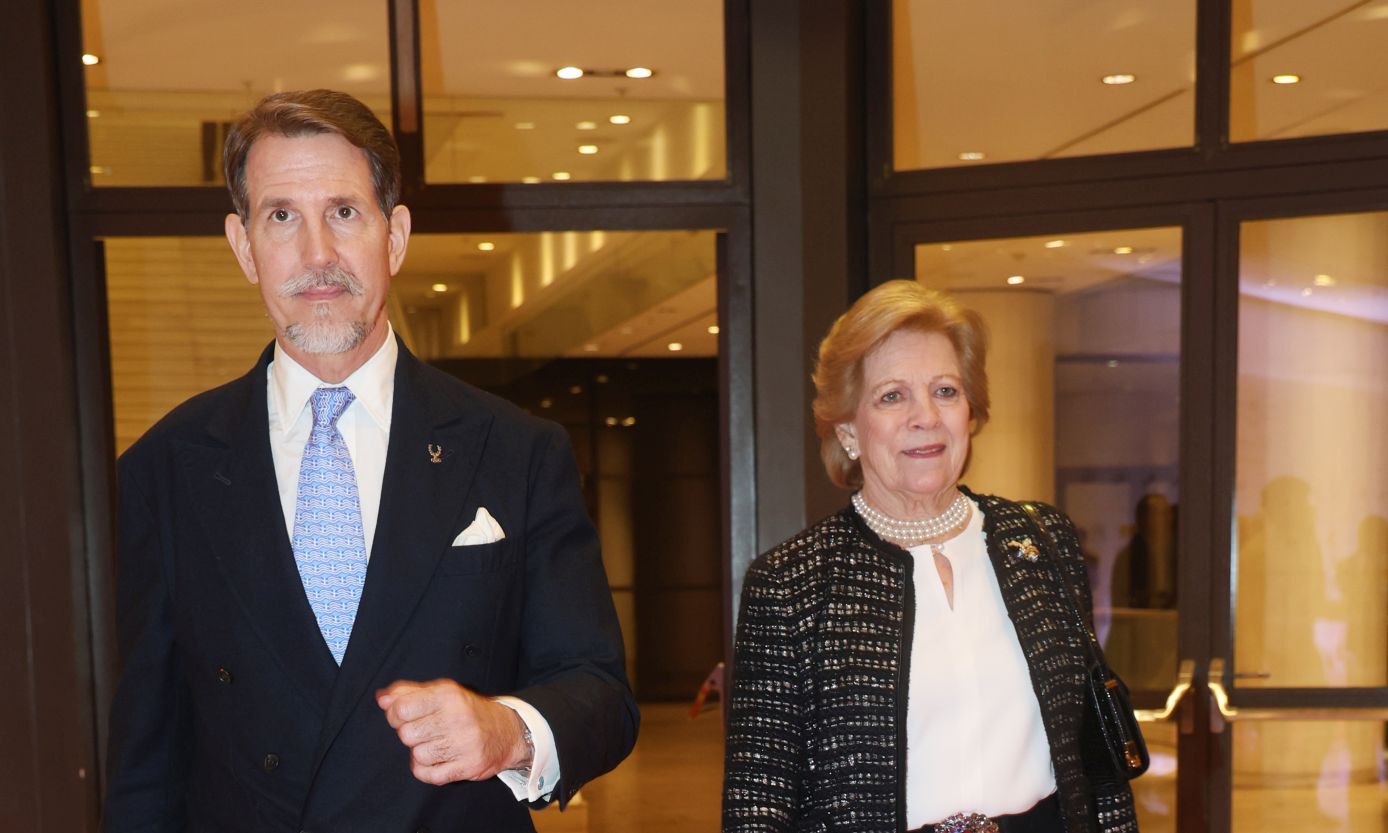 Άννα Μαρία και Παύλος Ντε Γκρες στις βραβεύσεις των πρωταθλητών της ΕΟΕ στο Μέγαρο Μουσικής