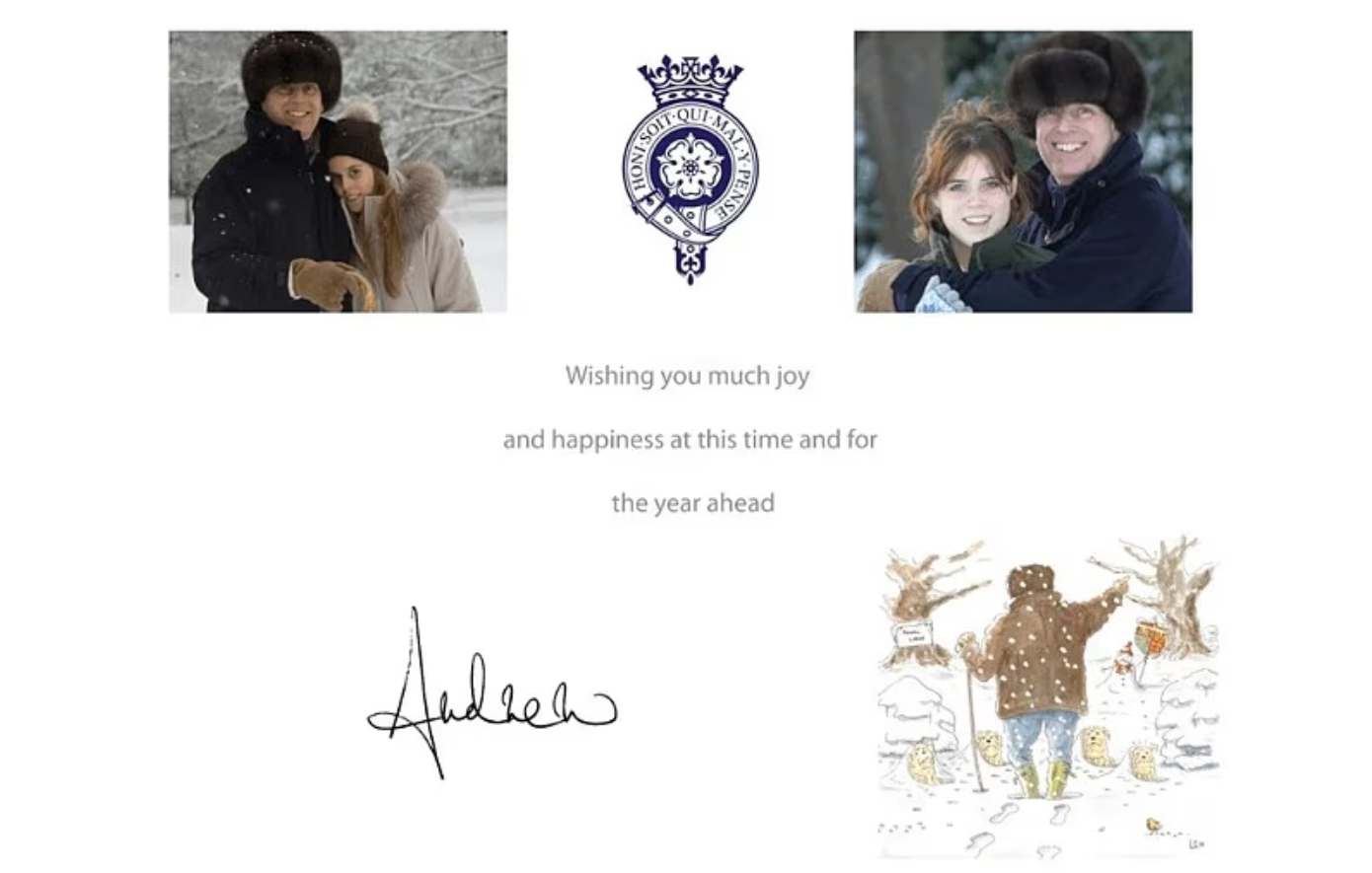 Η κάρτα του Άντριου προς τον Έπστάιν Η κάρτα του Άντριου προς τον Έπστάιν