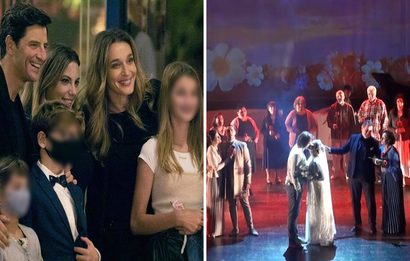 Ο Σάκης Ρουβάς πήγε με τα παιδιά του να δει τον πατέρα του που πρωταγωνιστούσε σε παράσταση