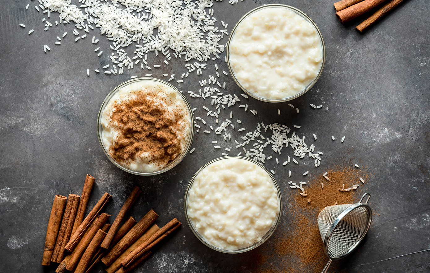 Ρυζόγαλο με άρωμα πορτοκάλι