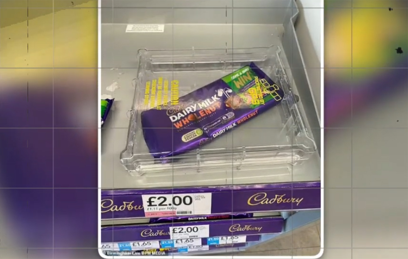 Οι σοκολάτες σε… αντικλεπτικά κουτιά στα βρετανικά μαγαζιά &#8211; «Αδειάζουν ολόκληρο το ράφι»