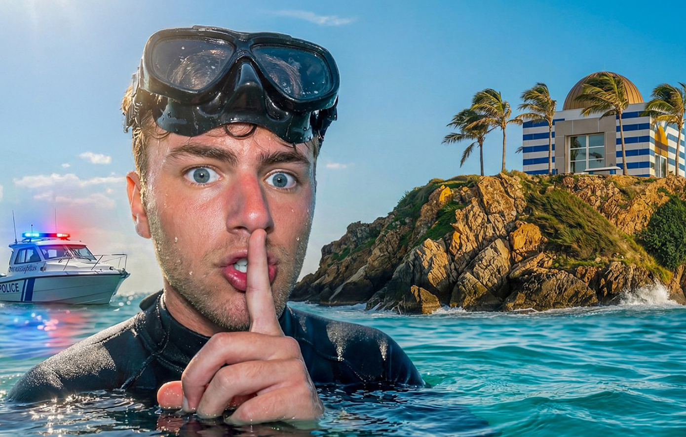 YouTuber μπήκε μυστικά στο νησί του Επστάιν και ισχυρίζεται ότι τώρα μαύρα SUV παρακολουθούν το σπίτι του