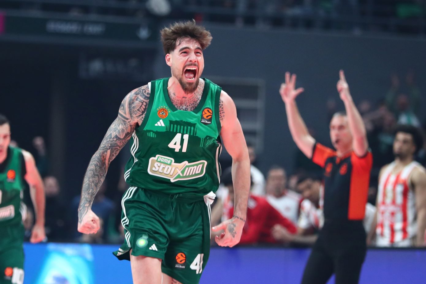 Euroleague: Ξύπνησε στο τέλος και νίκησε ο Παναθηναϊκός, 82-74 τον Ερυθρό Αστέρα