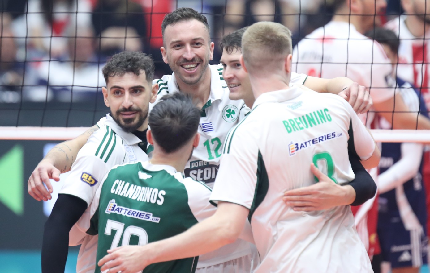 Ολυμπιακός &#8211; Παναθηναϊκός 2-3: Μία νίκη μακριά από την πρόκριση στους τελικούς της Volley League