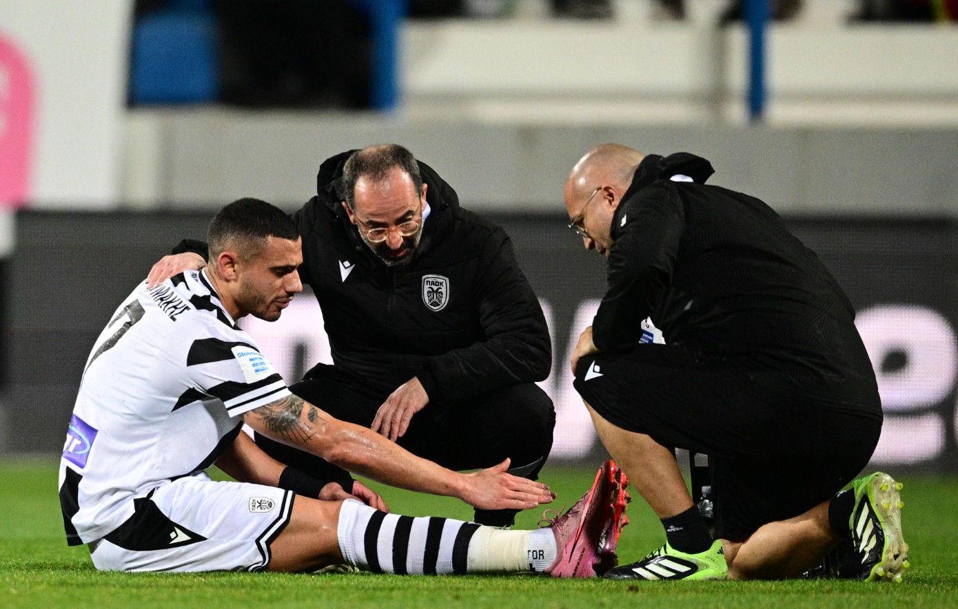 ΠΑΟΚ: Τραυματίστηκε ο Γιακουμάκης, ανησυχία ενόψει Ολυμπιακού