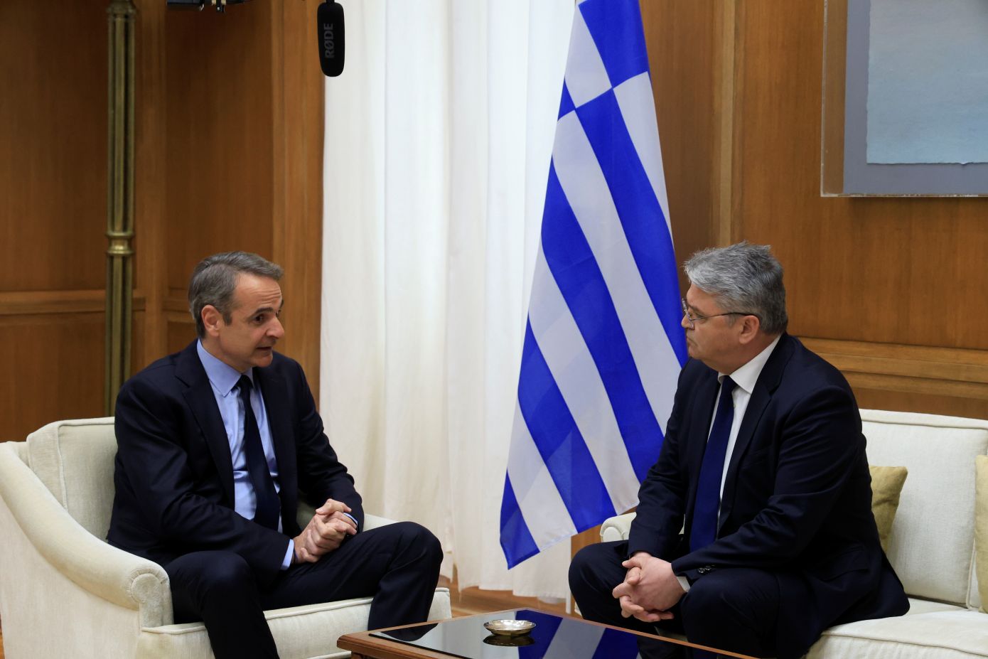 Μητσοτάκης σε Νατσιό: Η χώρα μας είναι ειρηνική δύναμη ασφάλειας και σταθερότητας σε μια εξαιρετικά ταραγμένη περιοχή