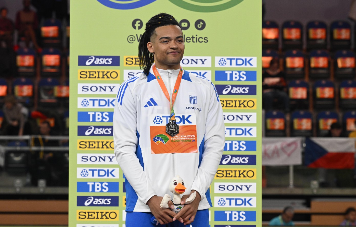 Καραλής μετά την απονομή του μεταλλίου: Ζω το όνειρό μου και δεν βάζω όρια στον εαυτό μου