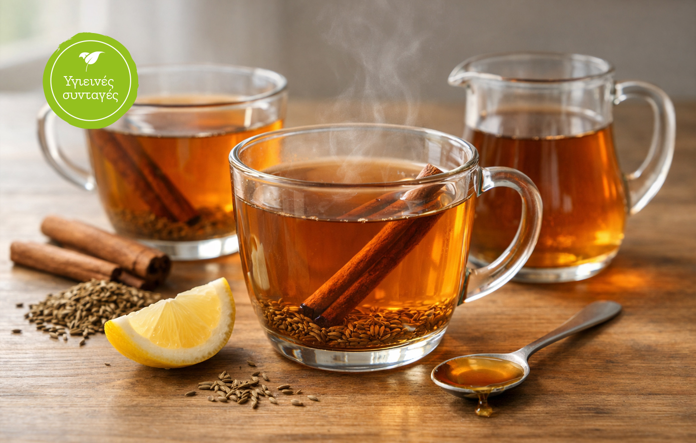 Αφέψημα με κύμινο και κανέλα