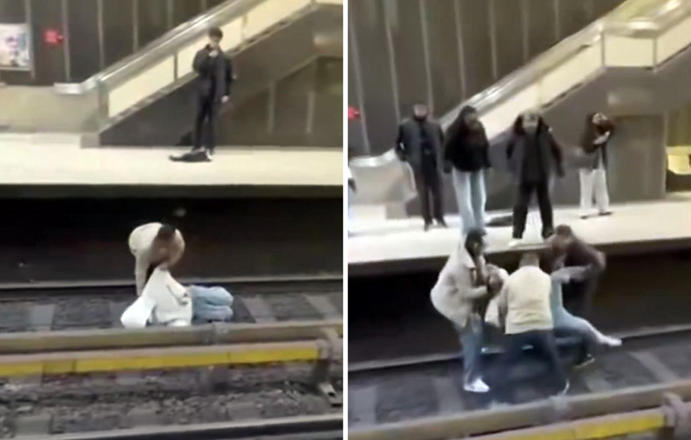Άνδρας ξάπλωσε στις ράγες του μετρό στις Βρυξέλλες προσπαθώντας να αυτοκτονήσει, αλλά τον έσωσαν με το ζόρι συμπολίτες του
