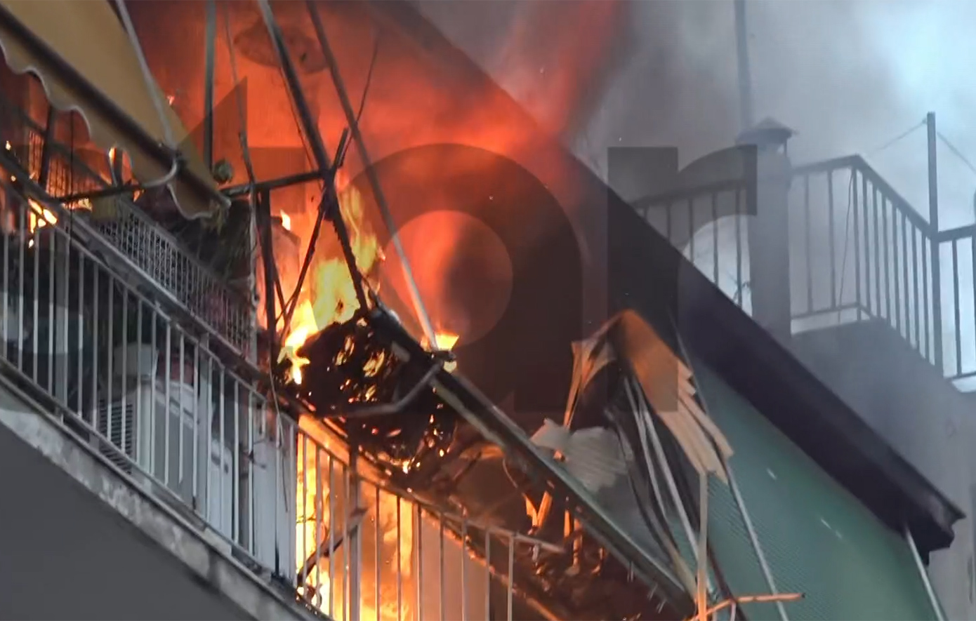 Φωτιά σε σπίτι στου Γκύζη &#8211; Επιχειρούν ισχυρές πυροσβεστικές δυνάμεις