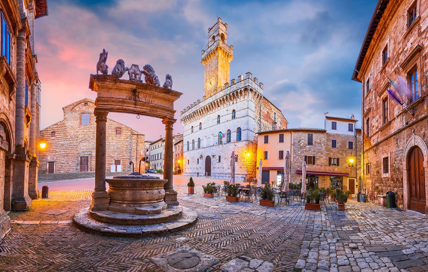 Μοντεπουλτσιάνο Τοσκάνη Ιταλίας Μοντεπουλτσιάνο Τοσκάνη Ιταλίας