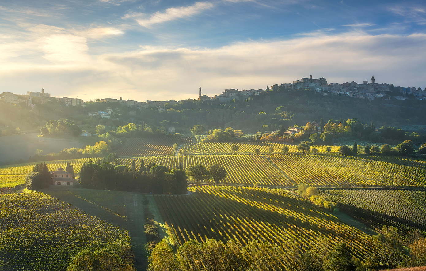Μοντεπουλτσιάνο Τοσκάνη Ιταλίας Μοντεπουλτσιάνο Τοσκάνη Ιταλίας