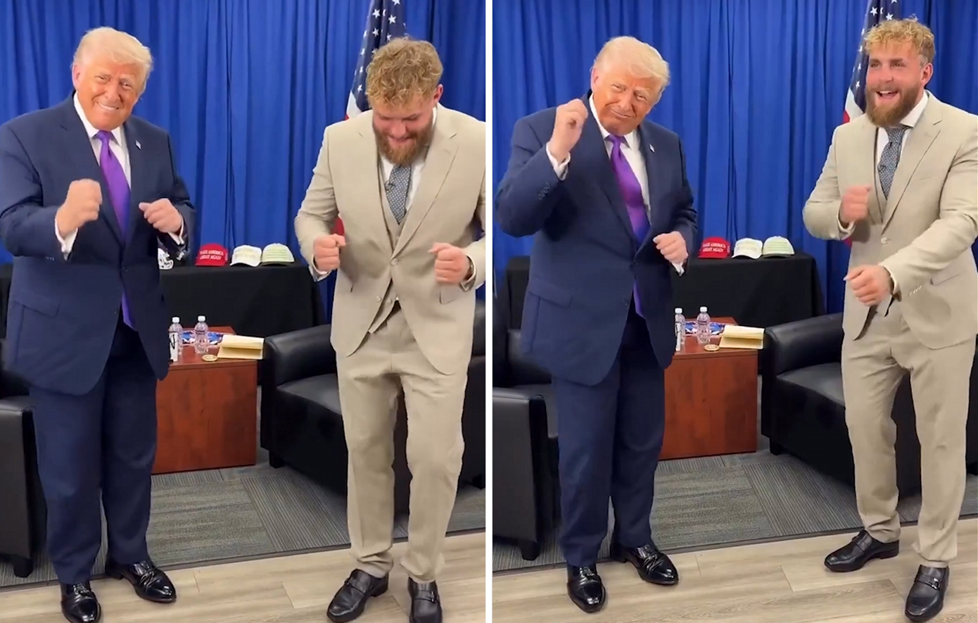 Ο Ντόναλντ Τραμπ κάνει τις γνωστές του χορευτικές φιγούρες με διάσημο Youtuber και γίνεται viral &#8211; Δείτε το βίντεο