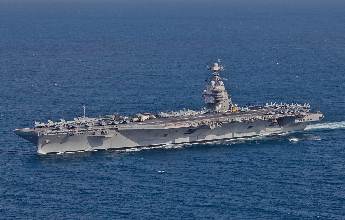 Φωτιά στο αεροπλανοφόρο USS Gerald Ford &#8211; Δύο αμερικανοί τραυματίστηκαν