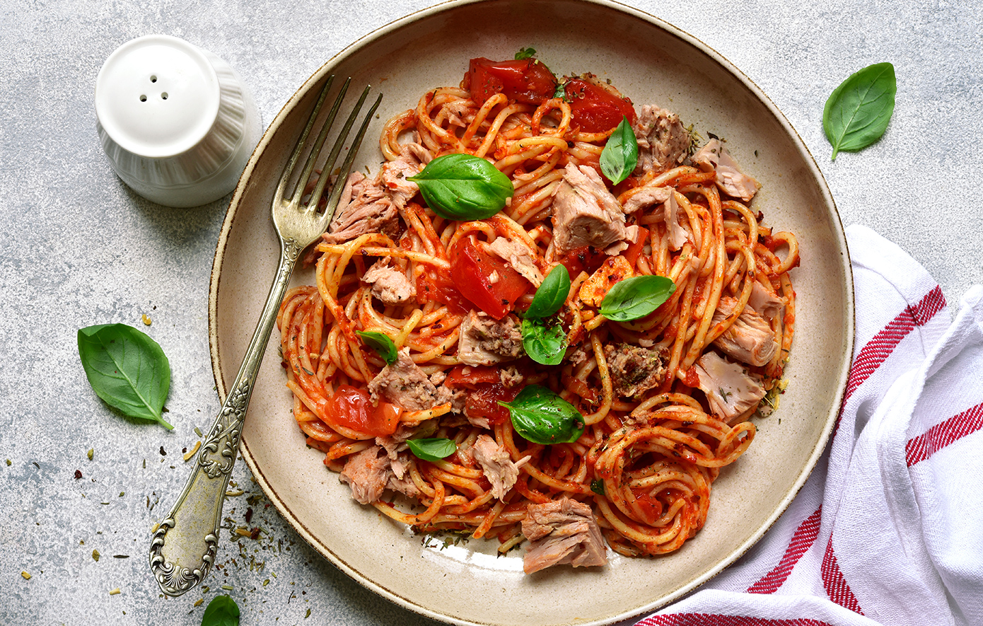 Ζυμαρικά με τόνο