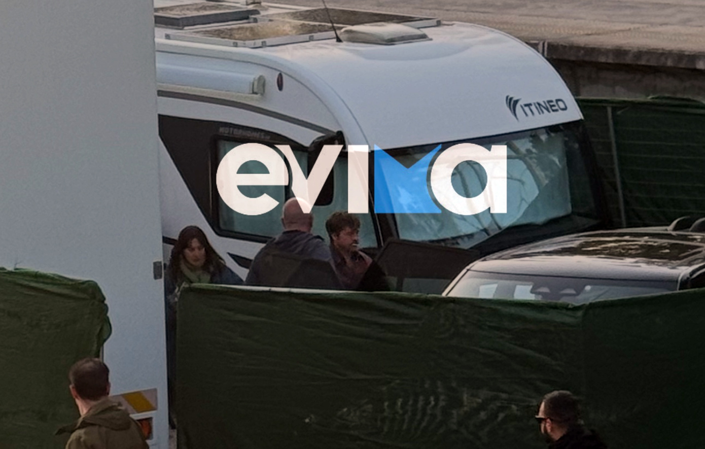 Από την Ύδρα στη Χαλκίδα ο Μπραντ Πιτ &#8211; Οι πρώτες εικόνες από τα γυρίσματα της ταινίας