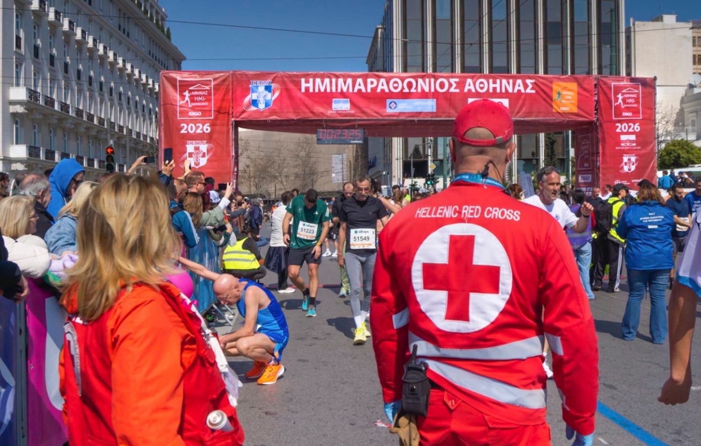 259 περιστατικά σε ασφαλή χέρια: Καθοριστική η παρουσία του Ελληνικού Ερυθρού Σταυρού στον 14ο Ημιμαραθώνιο Αθήνας