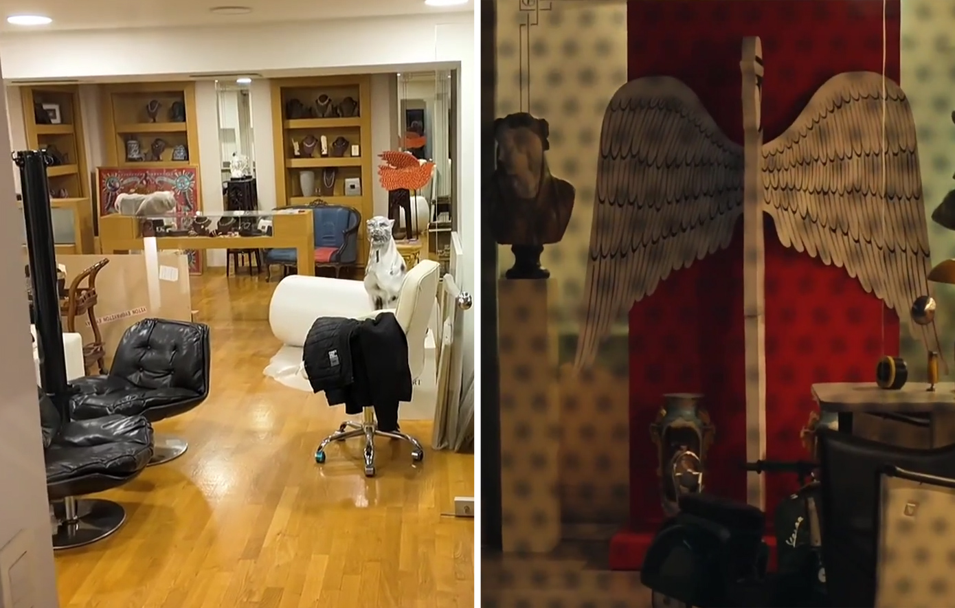 «Άδειασαν» τη γκαλερί Γιώργου Τσαγκαράκη στη Γλυφάδα &#8211; Βίντεο και φωτογραφίες από την επιχείρηση του FBI